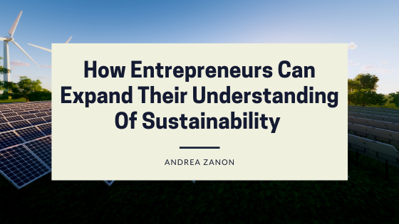 Andrea Zanon Entrepreneur Sustainability